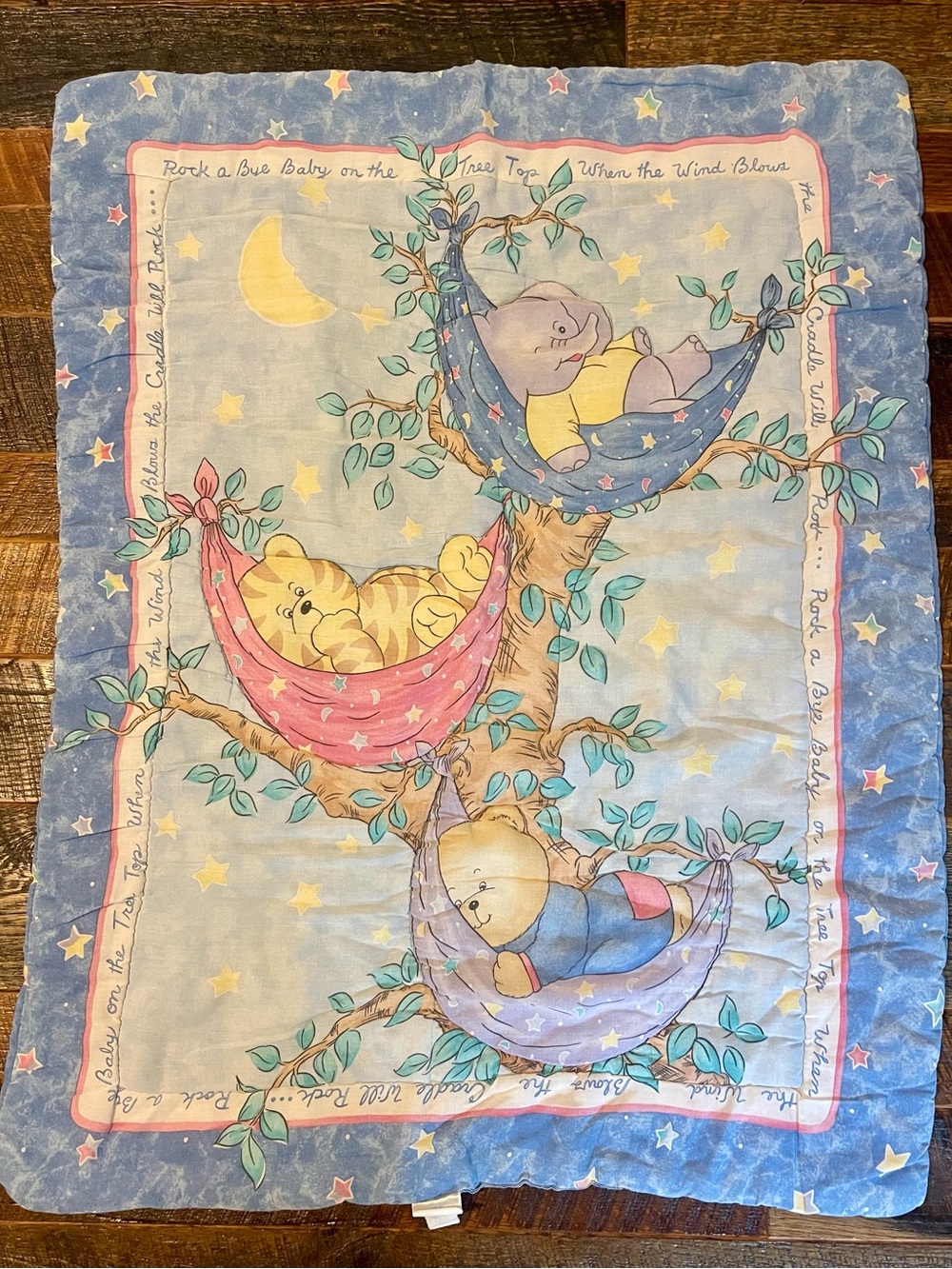 1990s Cuddle Me Nursery Baby Blanket by Noel Joanna, Inc.